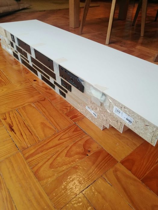 Prateleiras Ikea Lack brancas (4 unidades)