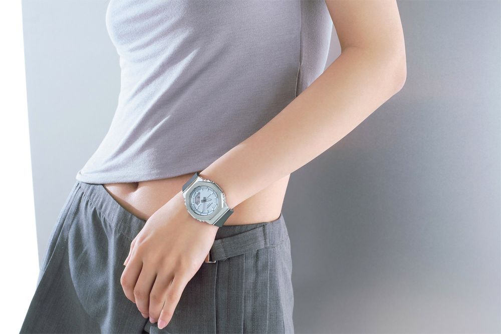 Часы Casio GM-S2110-2A ! Оригинал! Фирменная гарантия 2 года!