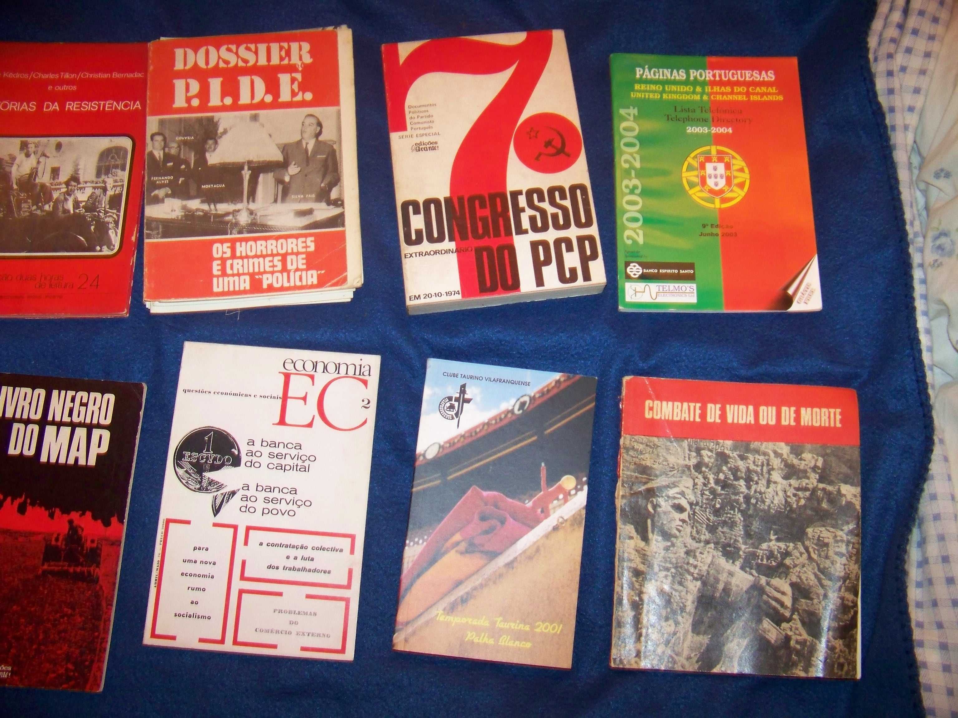 10 livros antigos do PCP partido comunista português