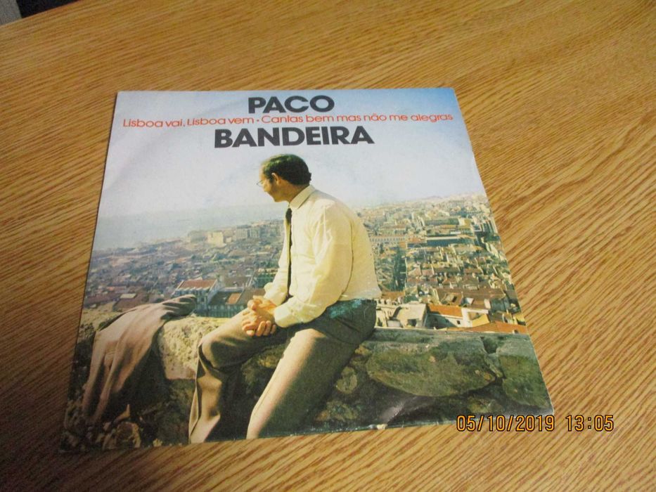 Disco vinil single Paco Bandeira Lisboa