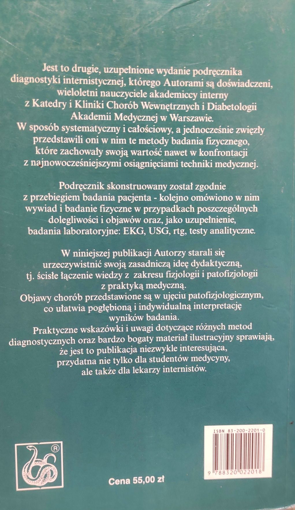 Diagnostyka Internistyczna. Podręcznik dla studentów i lekarzy