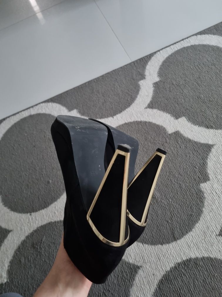 buty botki czolenka na obcasie H&M rozmiar 39