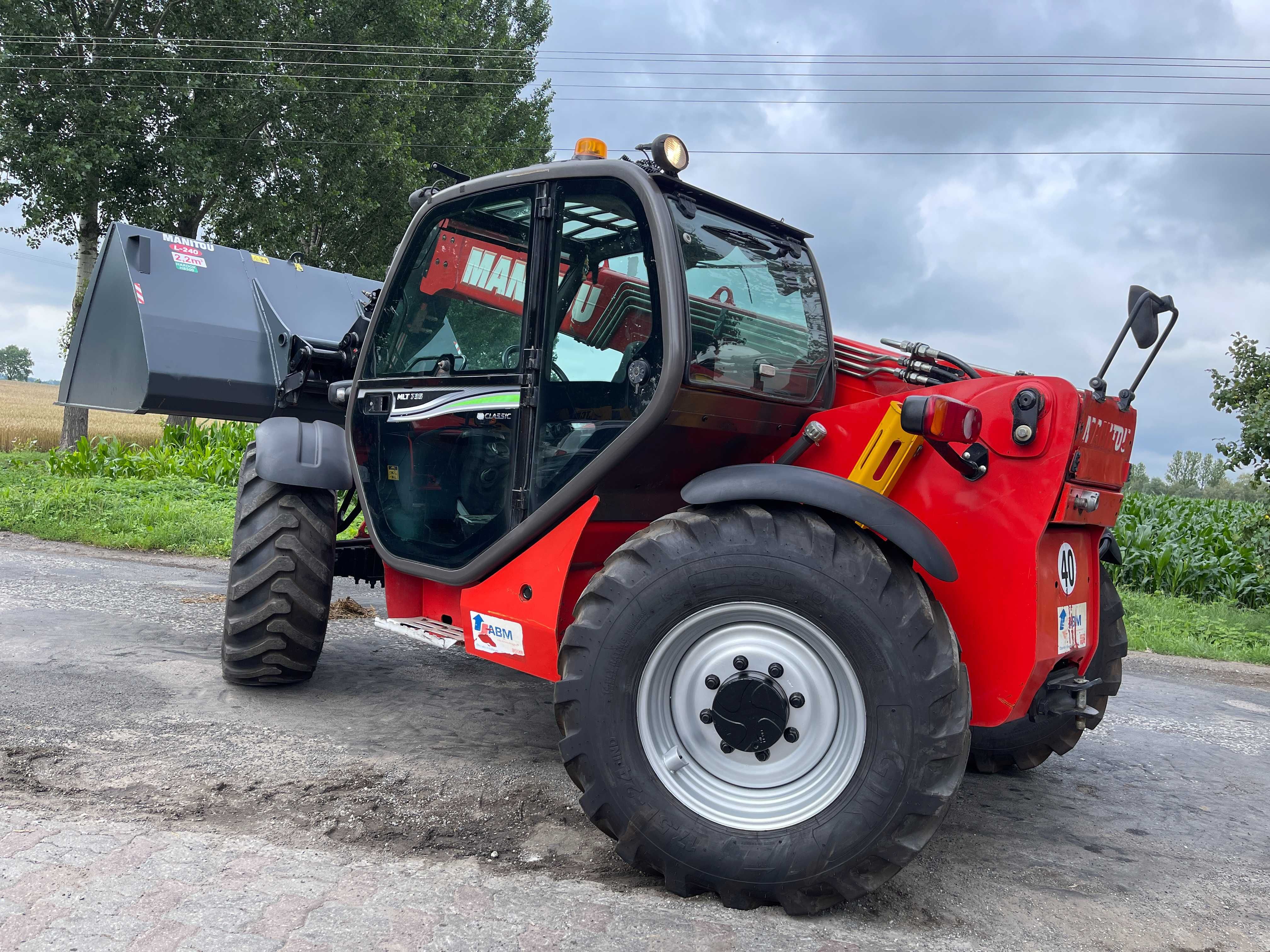 Ładowarka teleskopowa Manitou MLT 735-120*Bardzo ładna*2016 R*4900 MTG