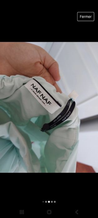 Vestido azul bebé Naf Naf