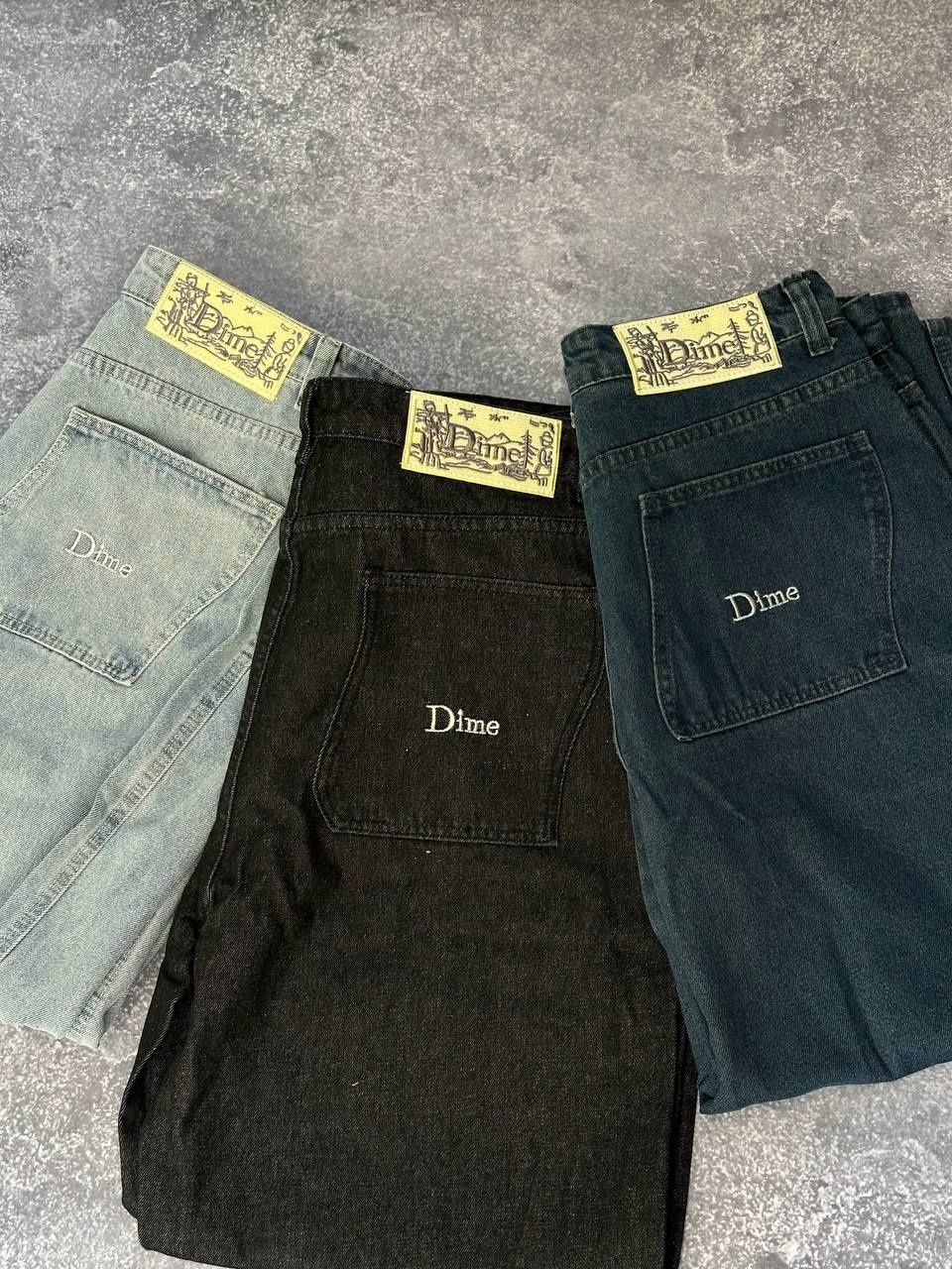 Dime baggy jeans sk8 чорні джинси черные джинсы дайм широкие С М Л ХЛ