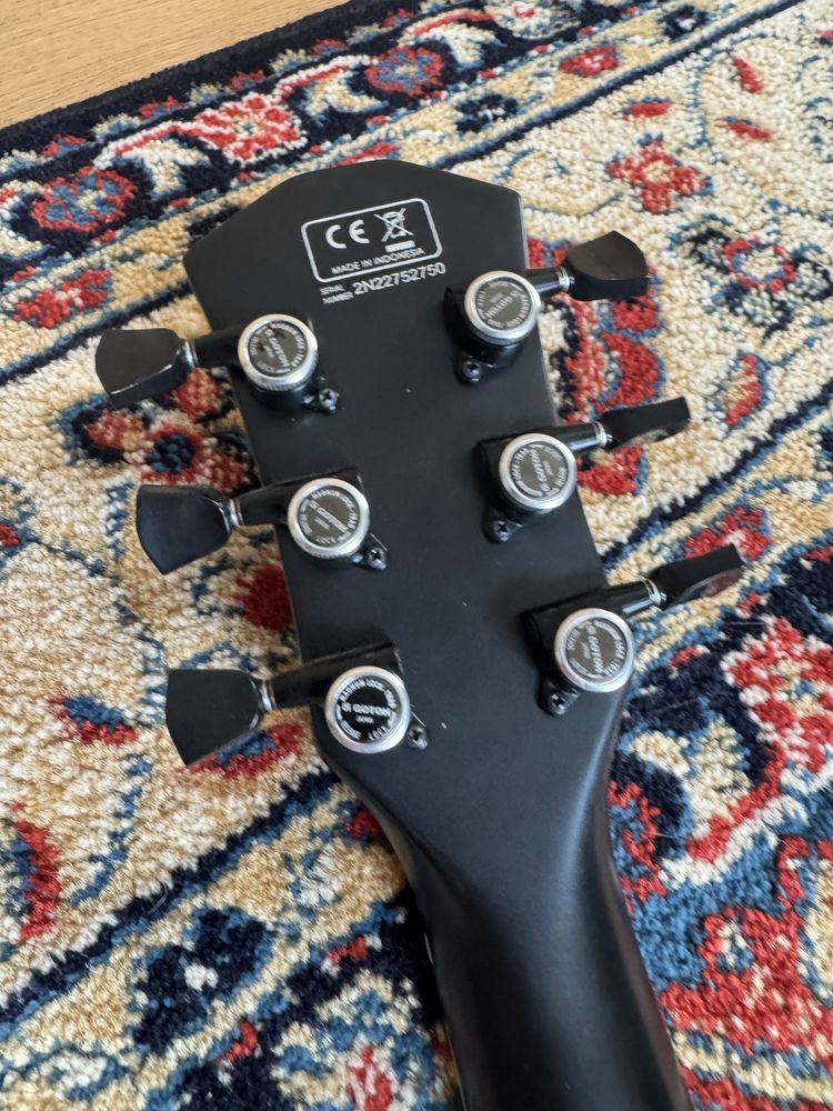 Larry carlton l7 full black z fishman pickups i osprzetem gotoha, wawa