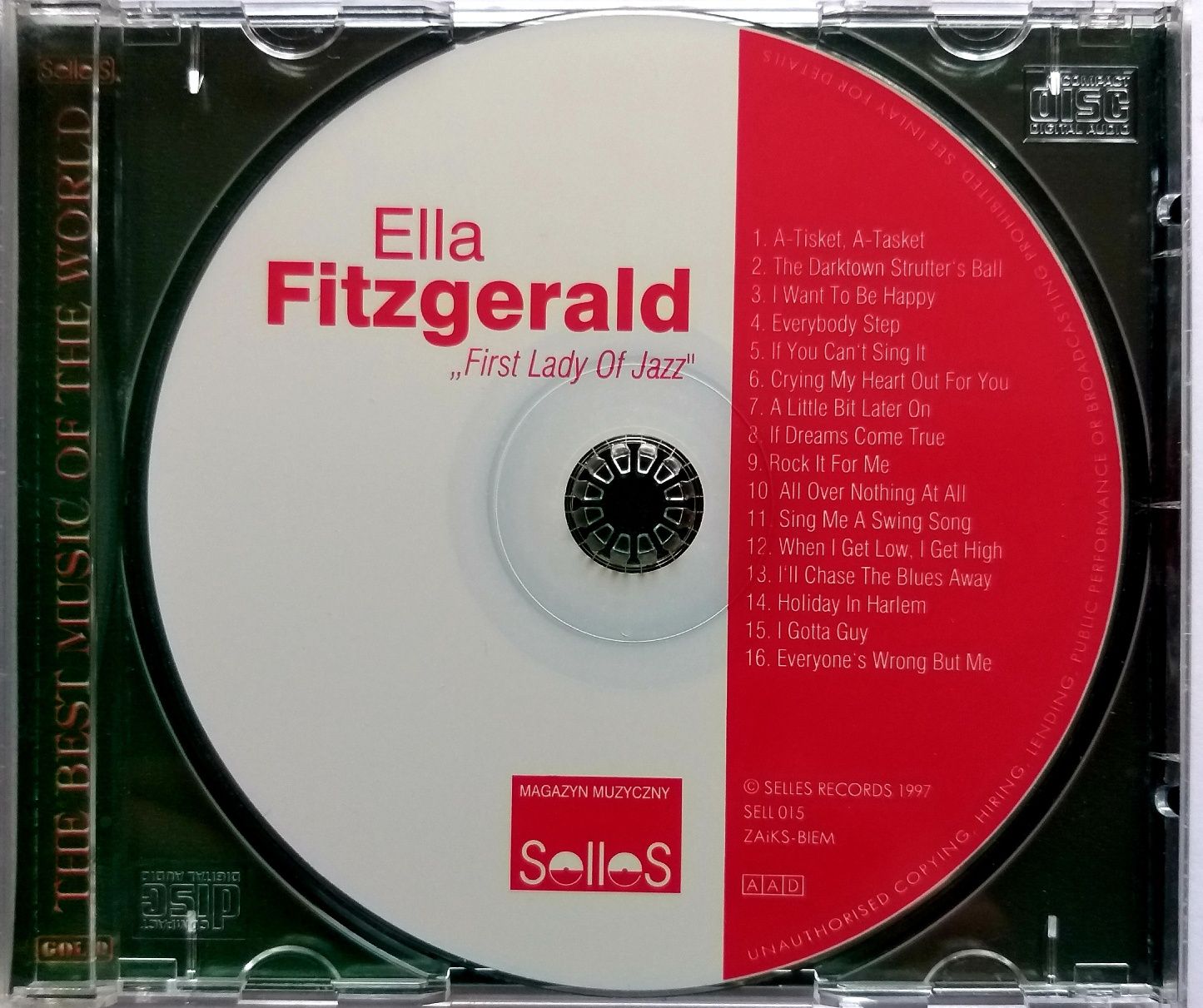 Ella Fitzgerald The First Lady Of Jazz 1997r