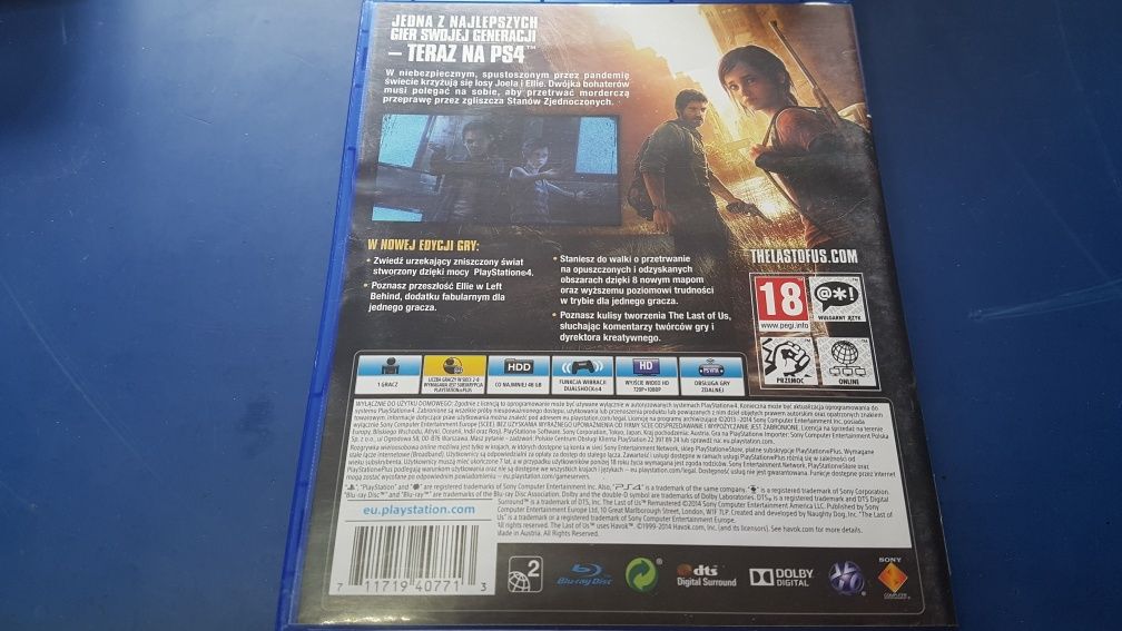 Gra The Last of Us Remastered PS4