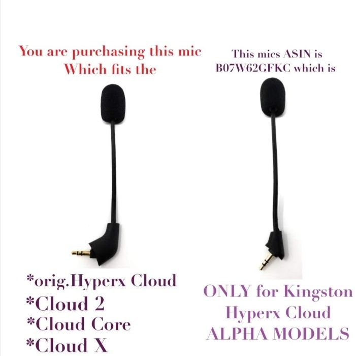 Микрофон Kingston HyperX Cloud II Silver Flight Core Alpha Revolver S