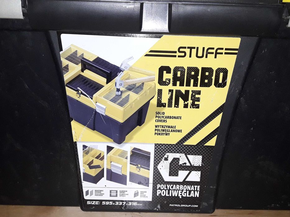 skrzynka narzędziowa Stuff Carbo Line 26'' o wym 595 x 337 x 316 mm