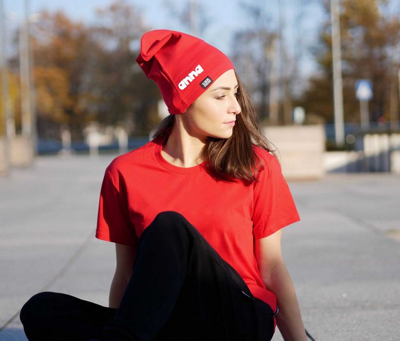 CZAPKA Z TWOIM napisem/nazwą - spersonalizowana czapka ZIELONA WYS.24H