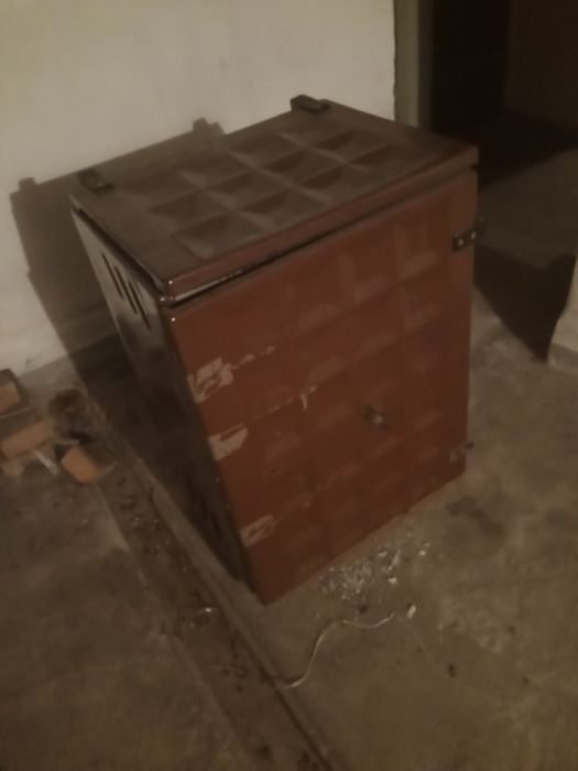 Piec żeliwny koza szamot