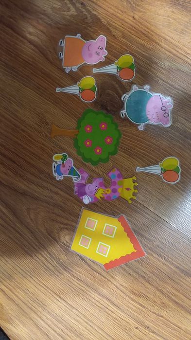 Ozdoby na tort świnka pepa + napis