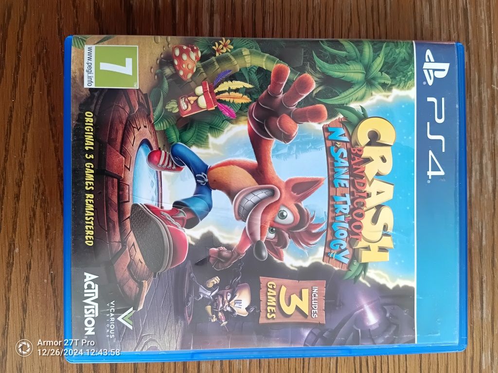 Gra na konsolę PlayStation 4 i 5 Crash Bandicoot N. Sane Trilogy