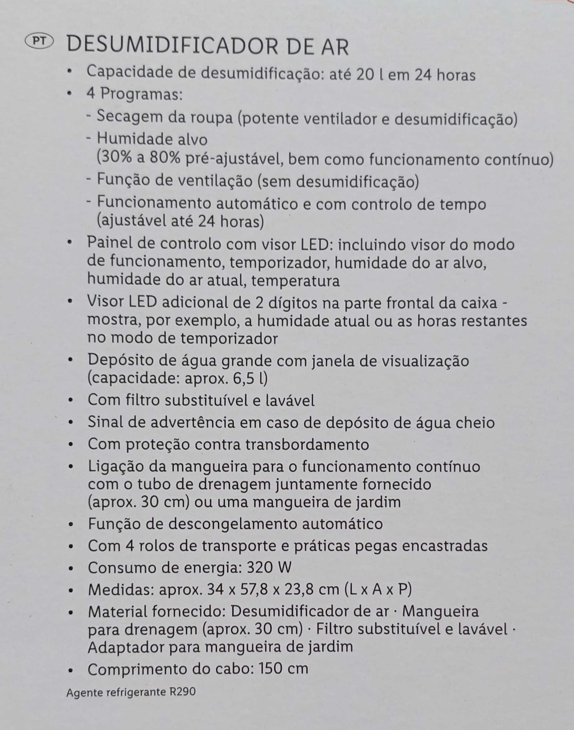 Desumidificador Silver Crest