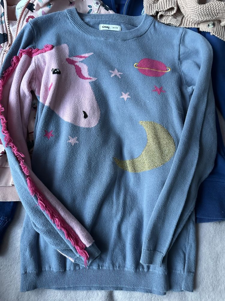 Bluzy swetry dla dziewczynki sinsay cocodrillo 140 146  cm komplet