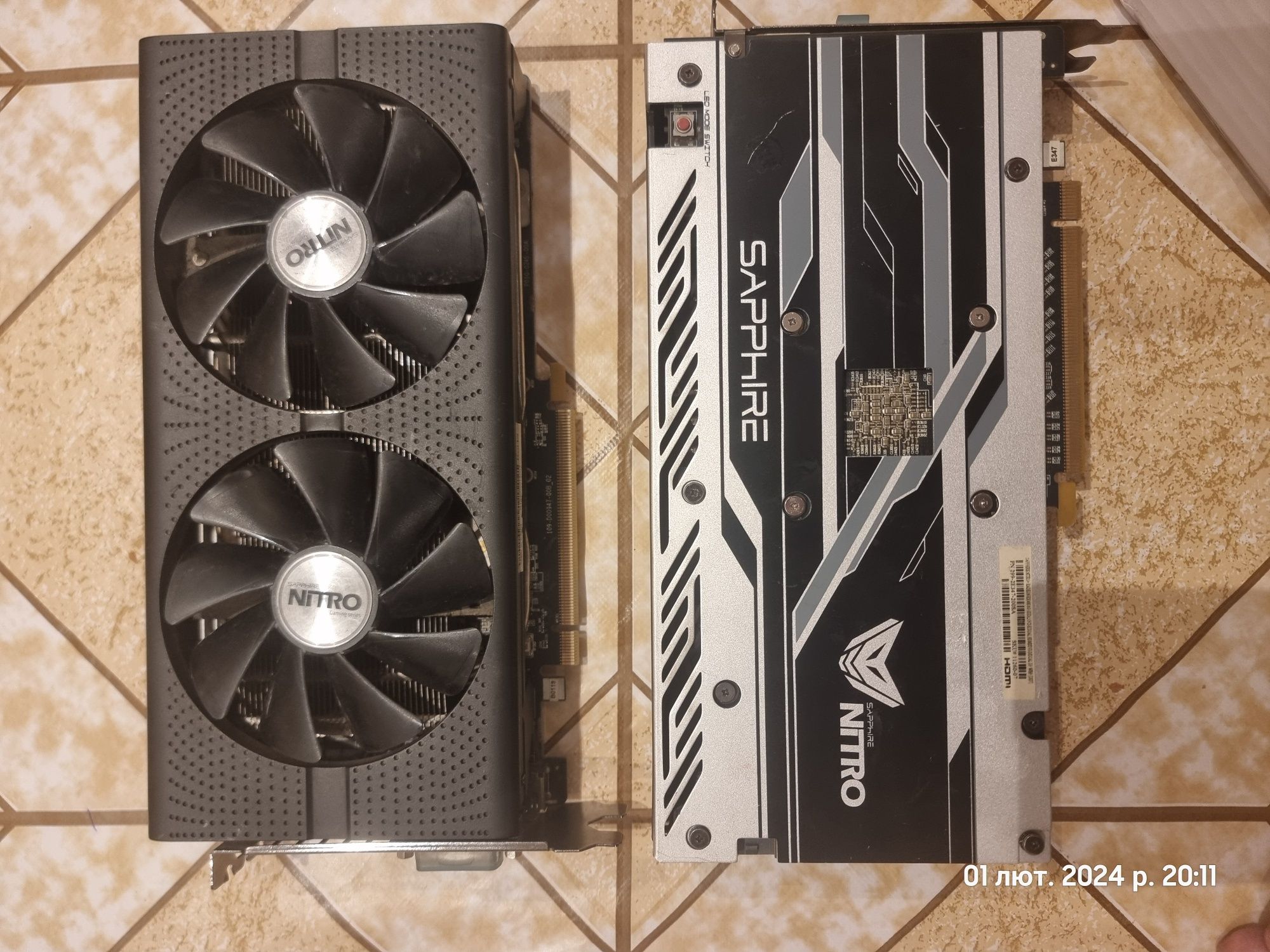 Продаю відеокарти Sapphire Radeon RX 480