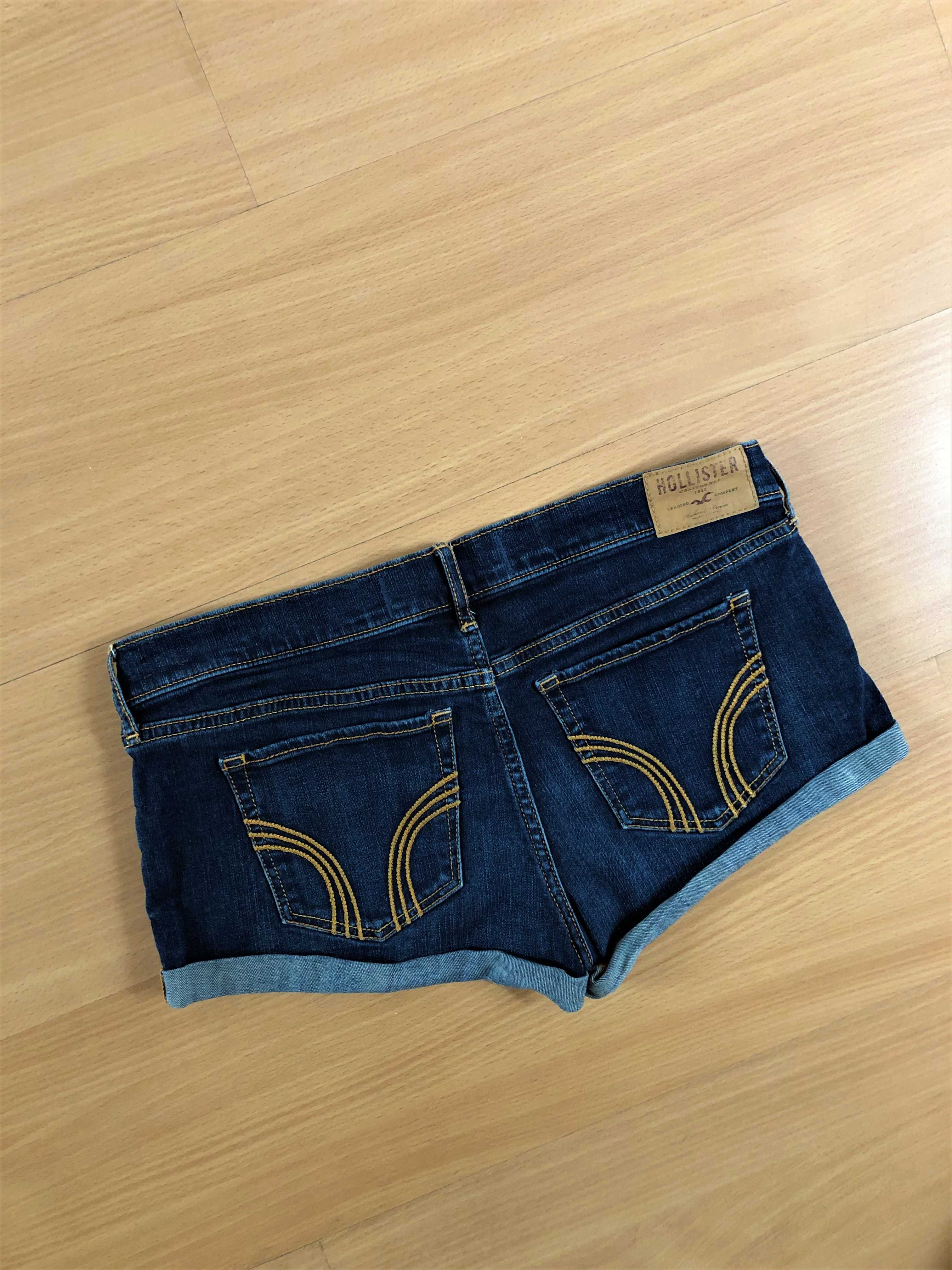 Krótkie jeansowe spodenki szorty Hollister W28 M