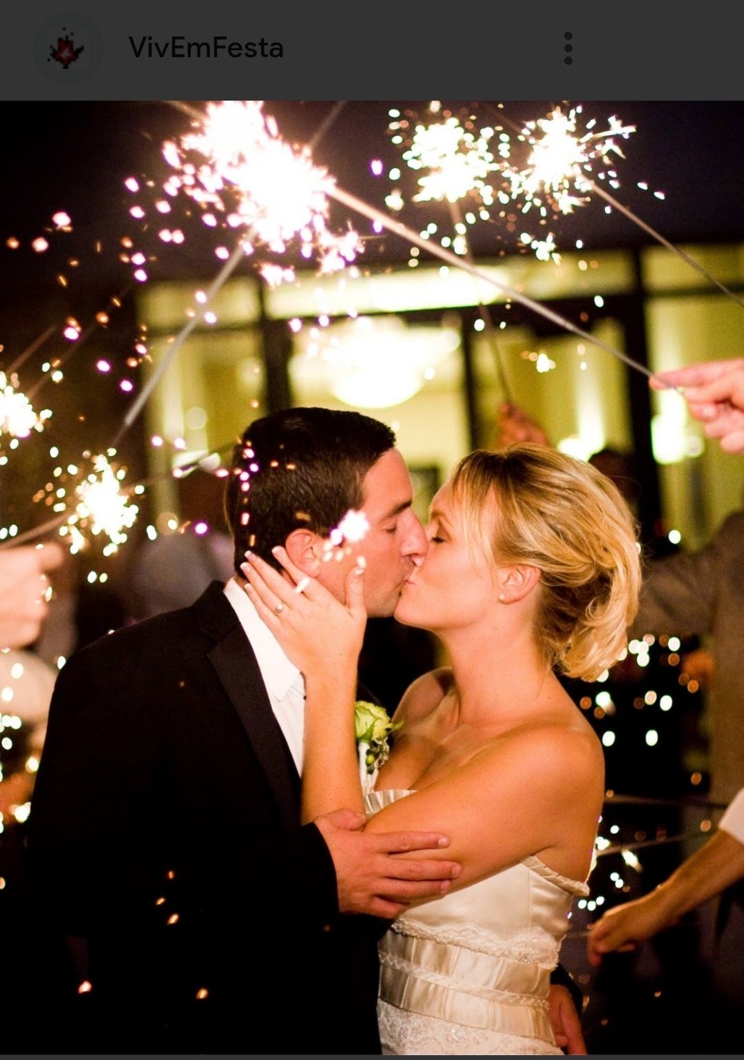 Sparklers estrelas para casamentos e festas