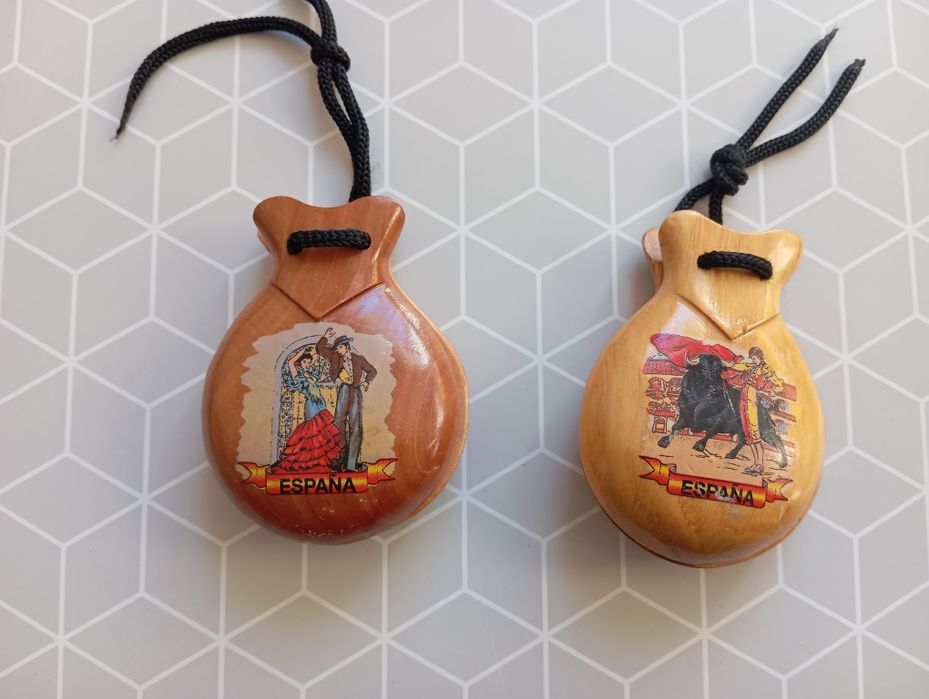 Drewniane KASTANIETY made in Espana