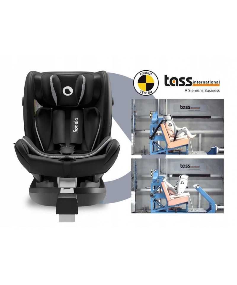 FOTELIK SAMOCHODOWY LIONELO BRAAM 0-36kg Isofix + Noga Stabilizująca