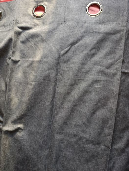 Сірі штори з кольцами стан як нові