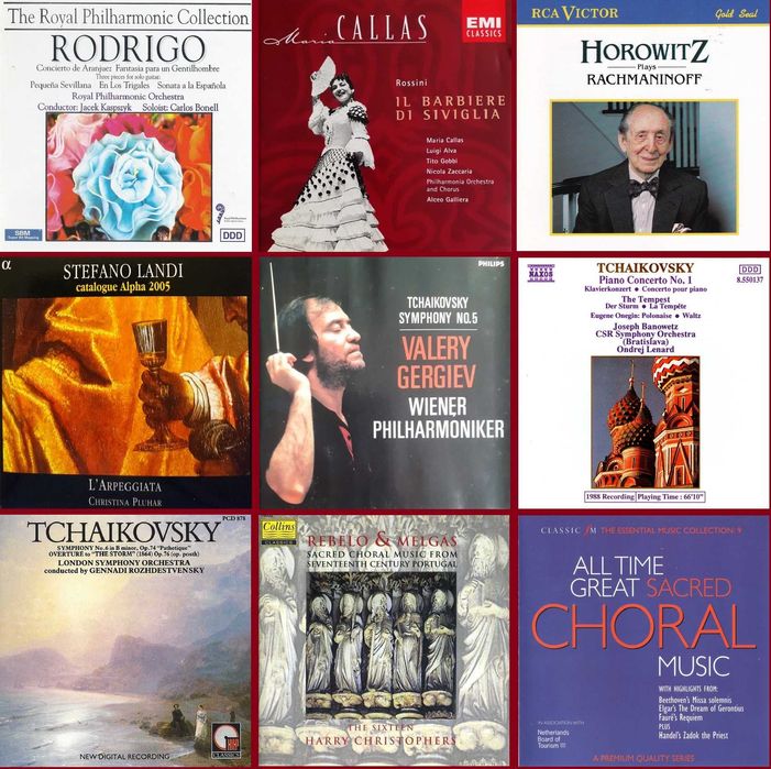 54 CDs - Musica Clássica - Edições Raras - Muito Bom Estado