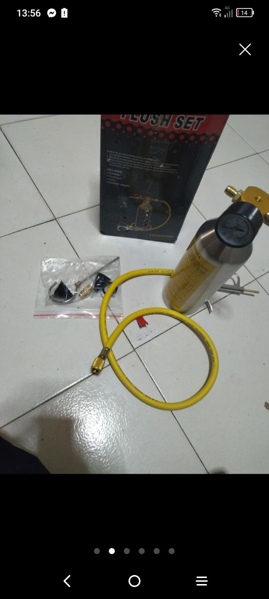 Kit limpeza ar condicionado automóvel