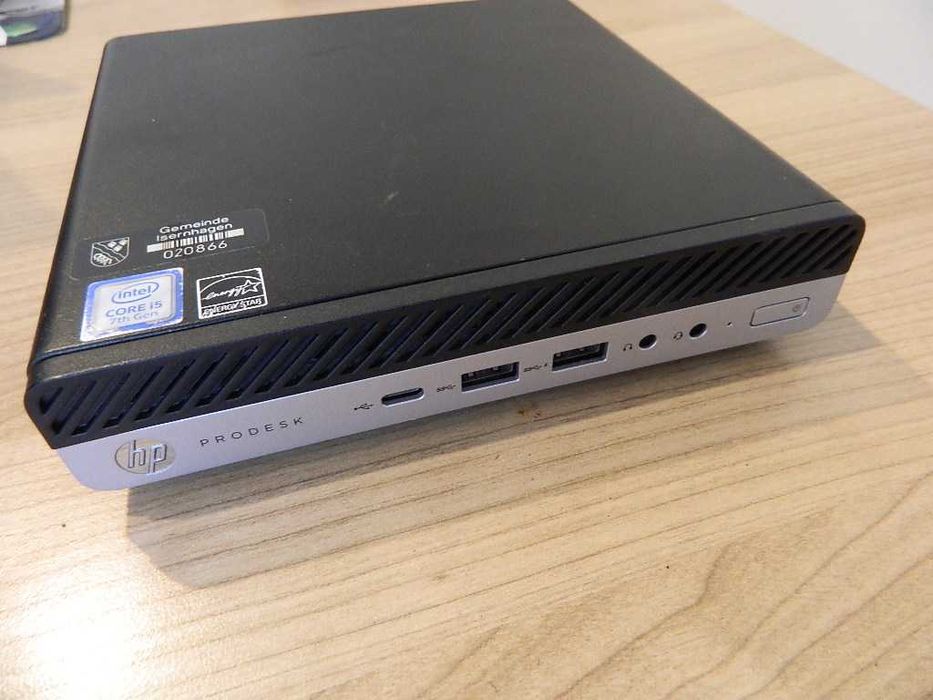 HP Prodesk 600 G3 mini Core i5-7500 pamięć 8GB DDR4 256GB SSD
