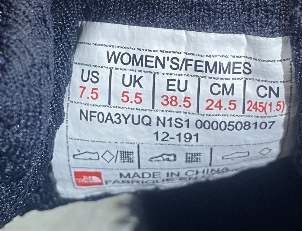 Кроссовки the north face