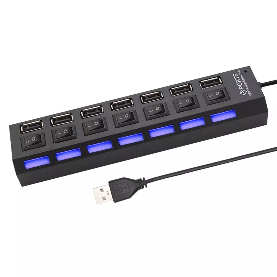 Przełącznik hub 7-port USB2.0 rozdzielacz