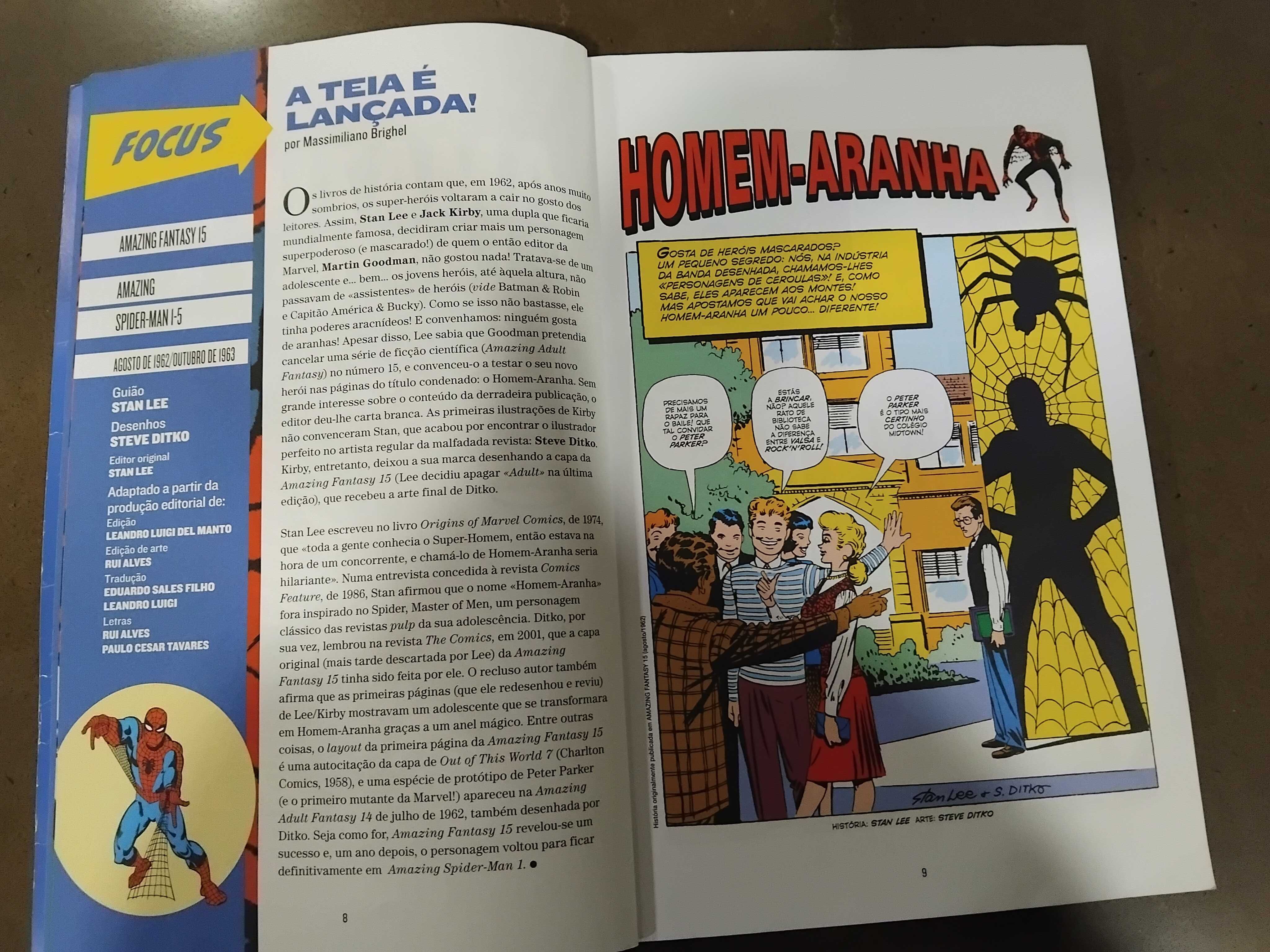 Livro  novo do Homem Aranha