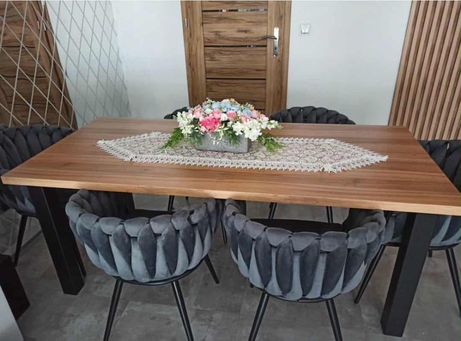 Stółł loft loftowy kolor Dąb Catania 190/86 wys 76