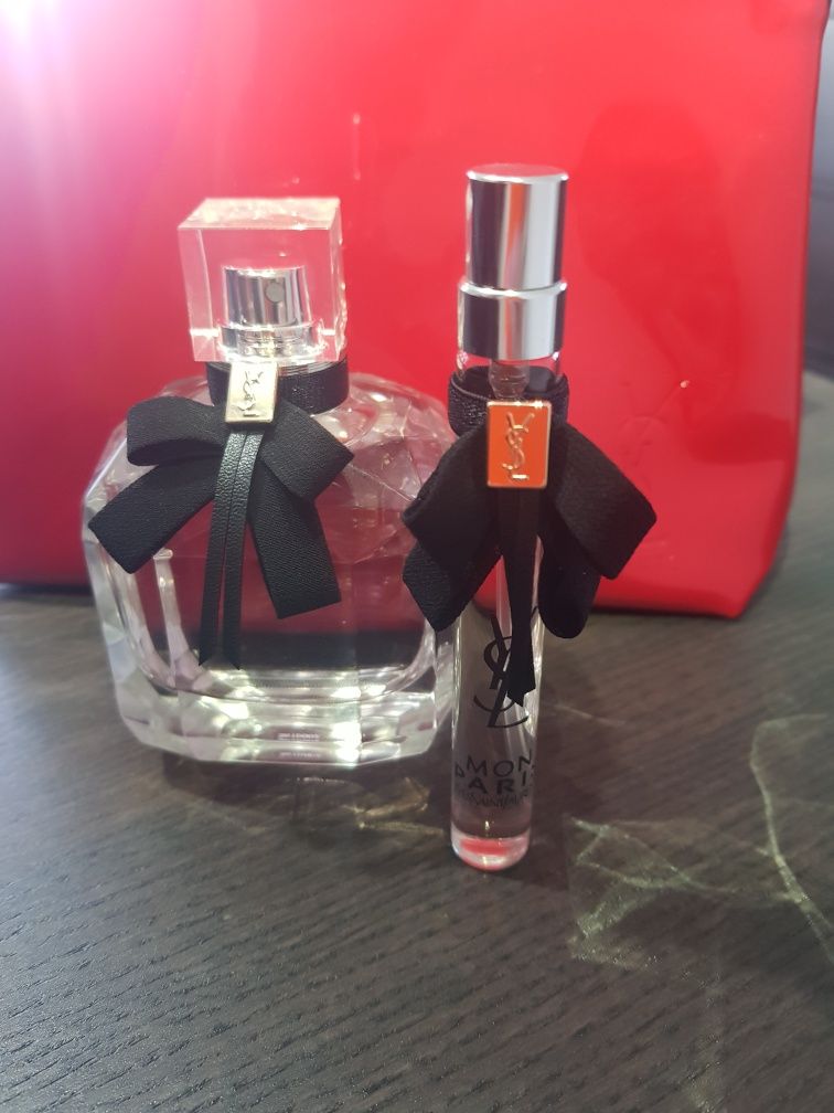 Perfume YSL Mon Paris 90ML+travel size+necessaire YSL