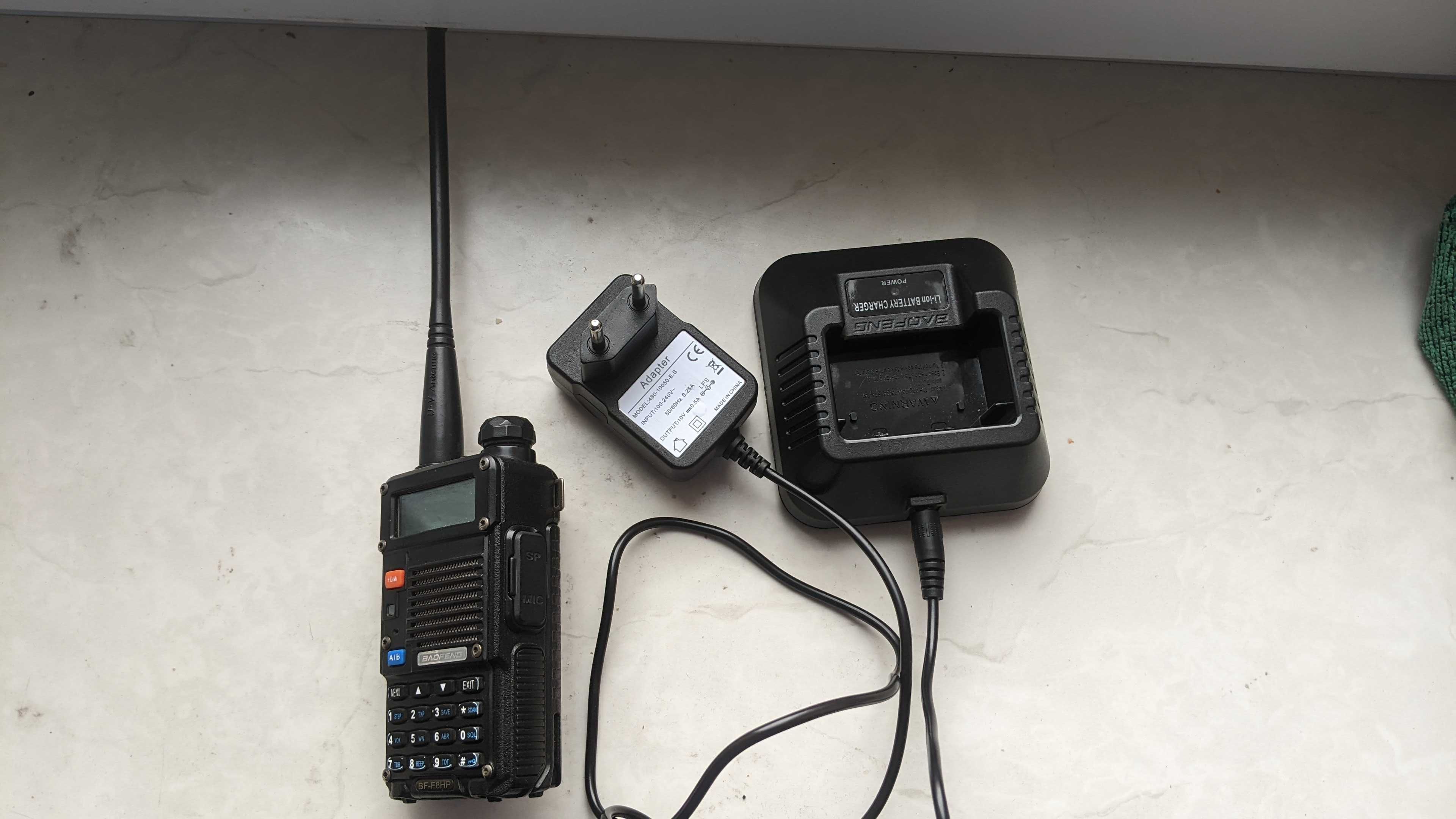 Рація Baofeng UV-5R 8 Вт (8w) + Кабель для прошивки + Гарнітура