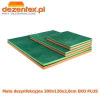 Maty;mata dezynfekcyjna;do dezynfekcji 200x120x2,8cm DO NIECKI /