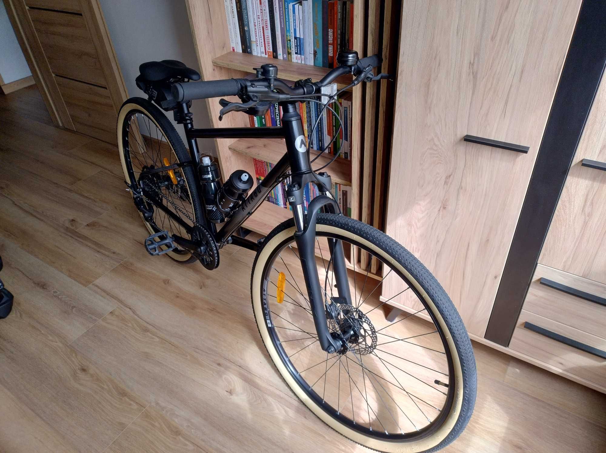 Rower crossowy męski ATTABO SANO 4.0 28" czarny