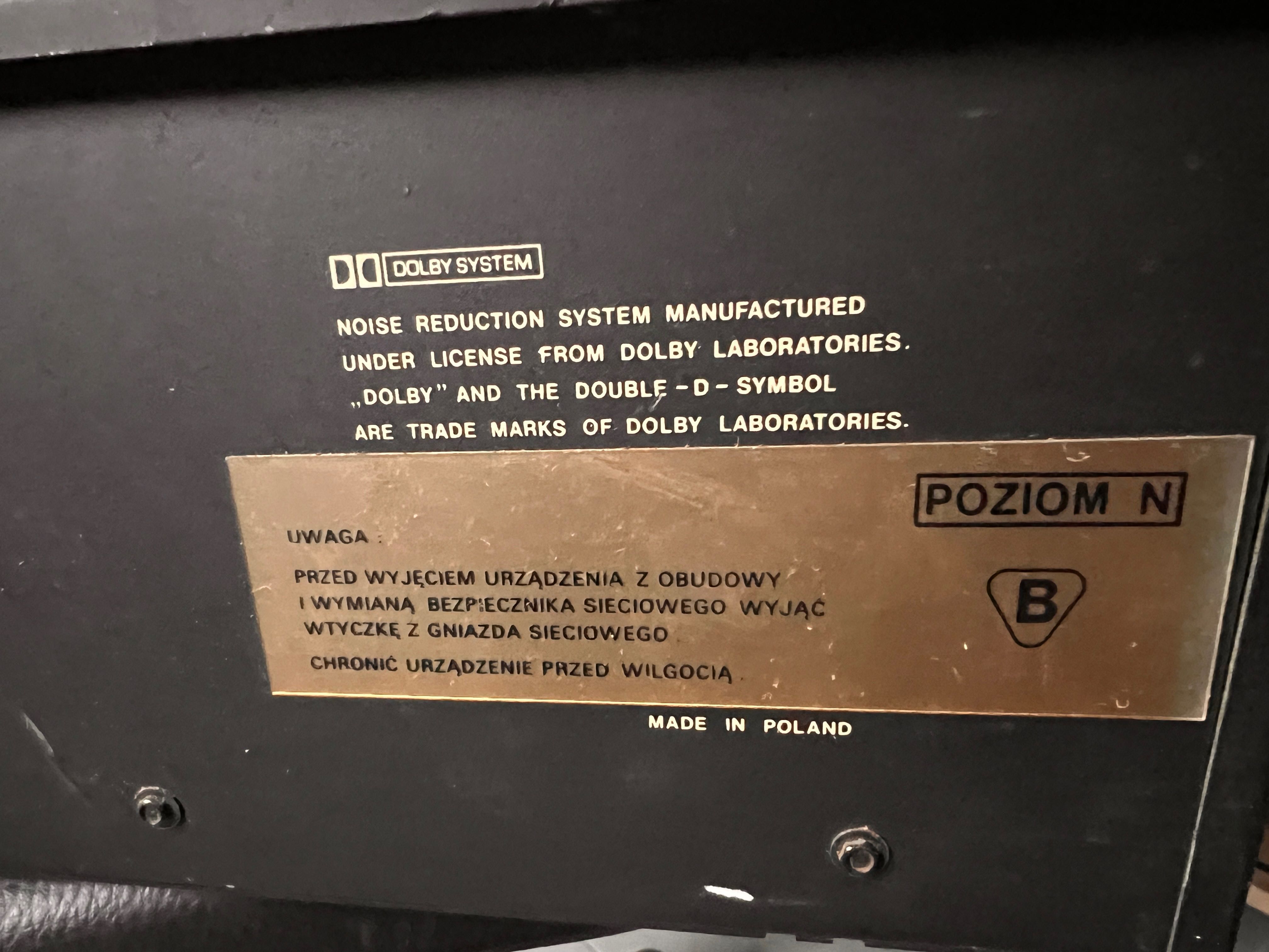 Magnetofon unitra msh 101