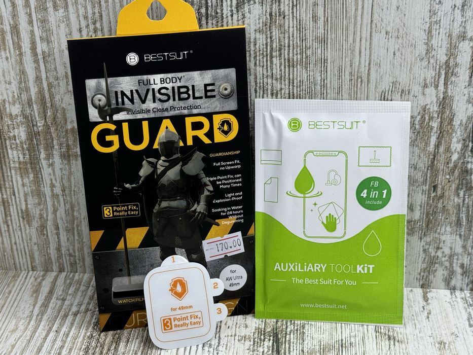 Гидрогелевая пленка BESTSUIT на все Apple Watch Ultra/ SE/ 45 mm