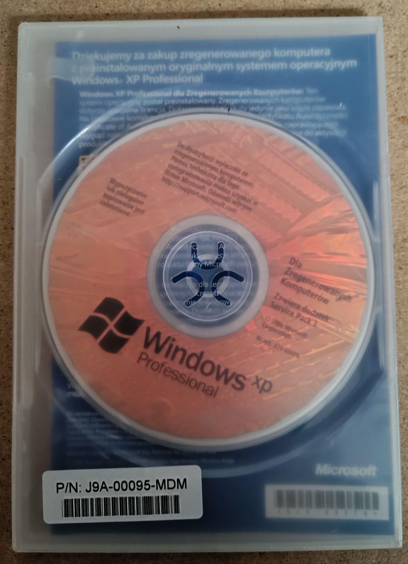 Windows XP Pro Service Pack 3 CD