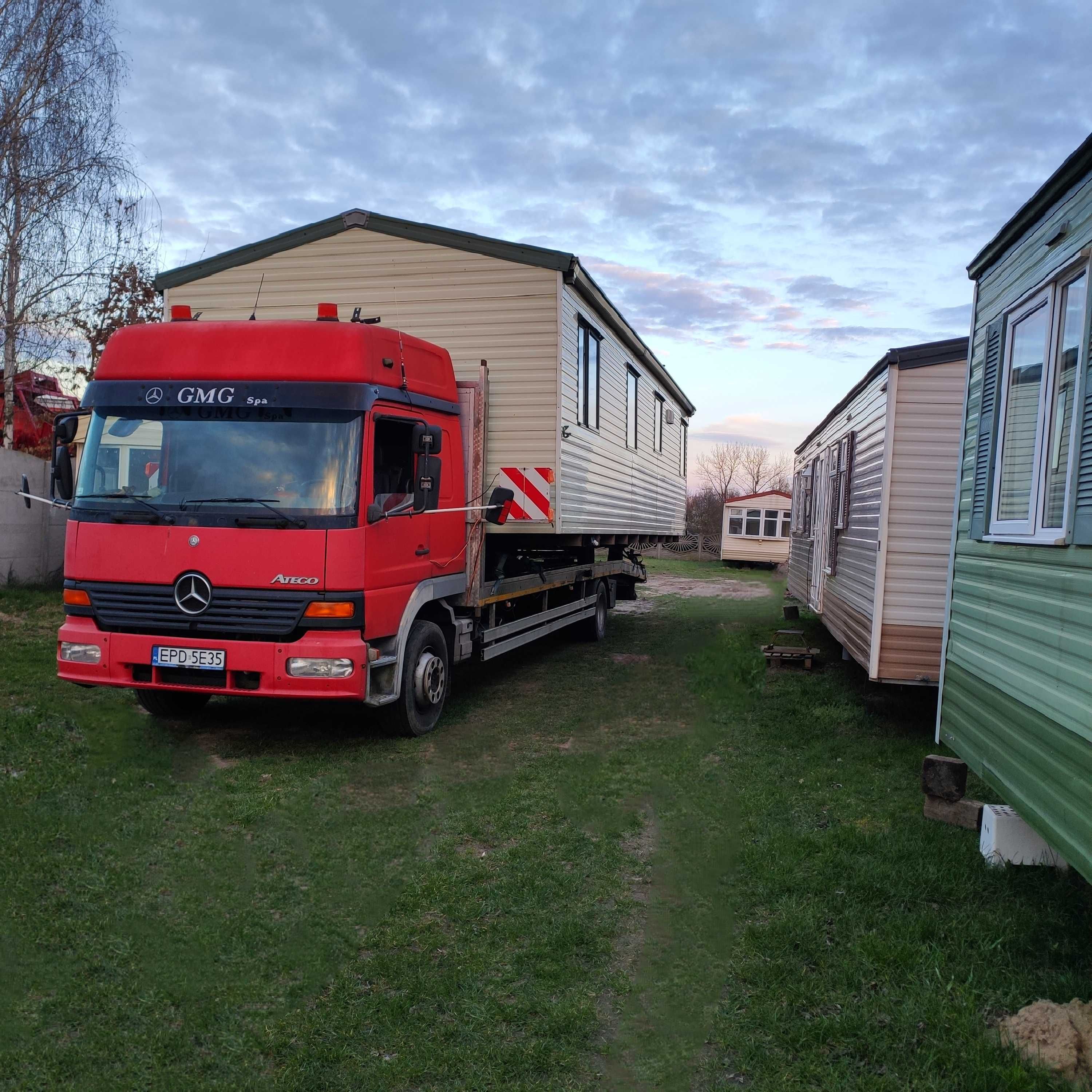 Transport domków Holenderskich , maszyn rolniczych , pojazdów