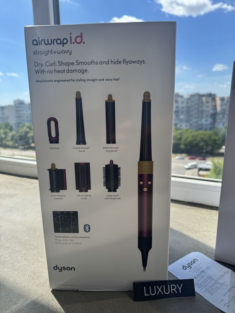 Новий! Оригінал! Dyson Airwrap™ HS08 Complete Long Red Velvet/Gold
