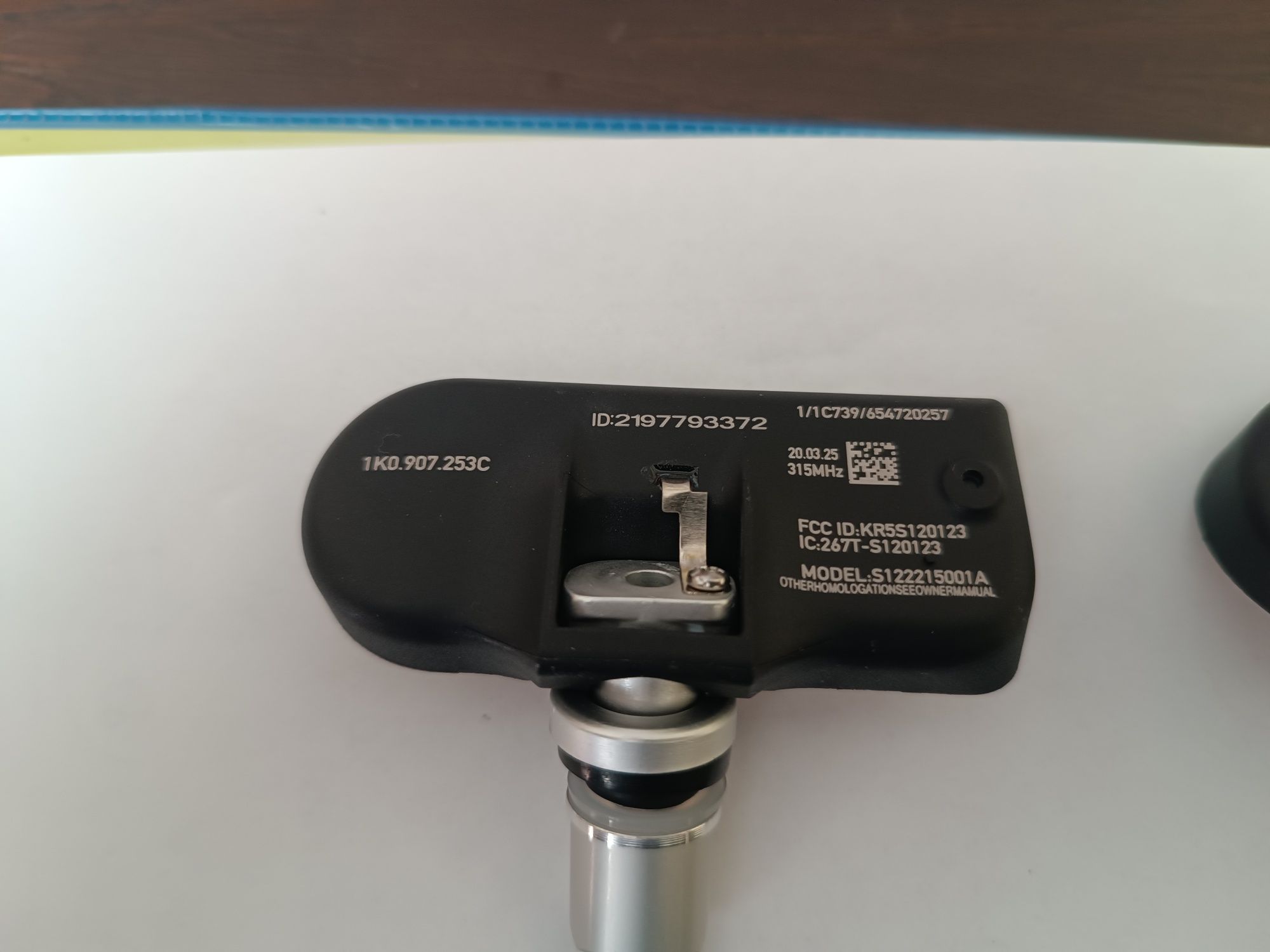 1K0.907.253C TPMS 315MHz czujniki ciśnienia opon nowe