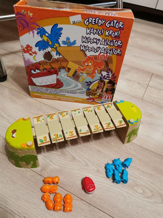 Gra zręcznościowa głodny aligator Mattel gra dla dzieci