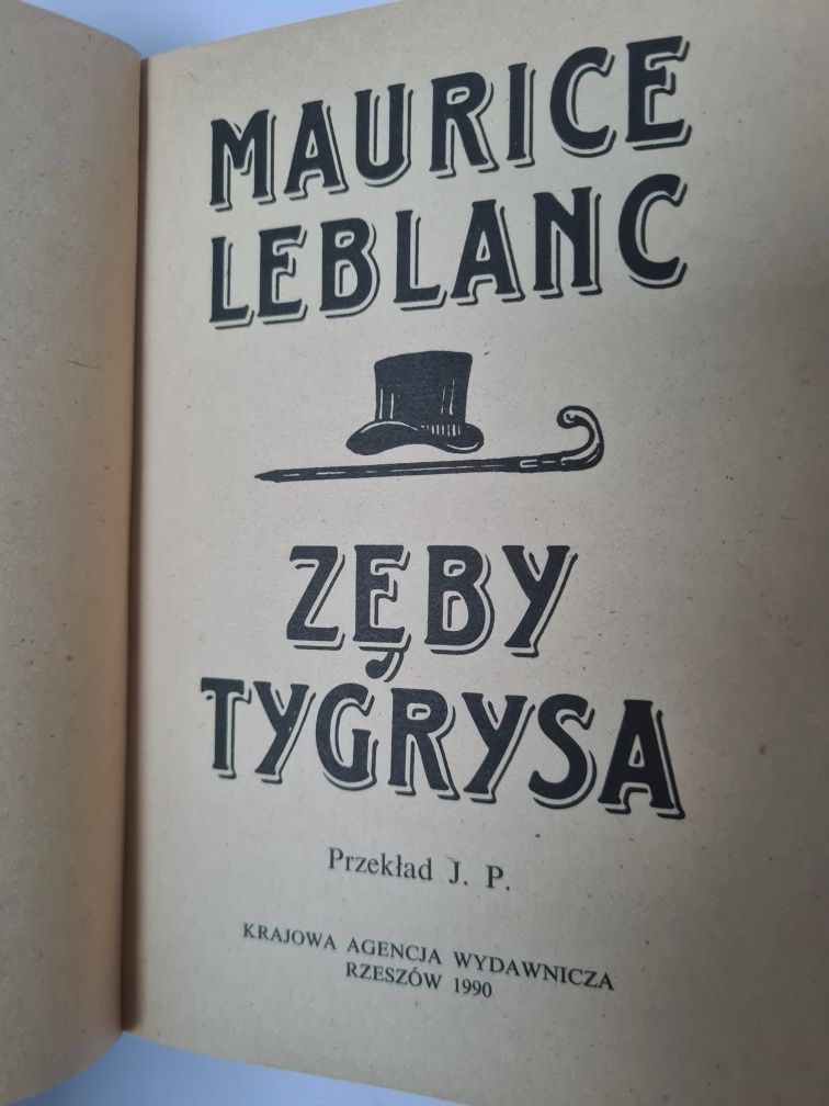 Zęby tygrysa - Maurice Leblanc