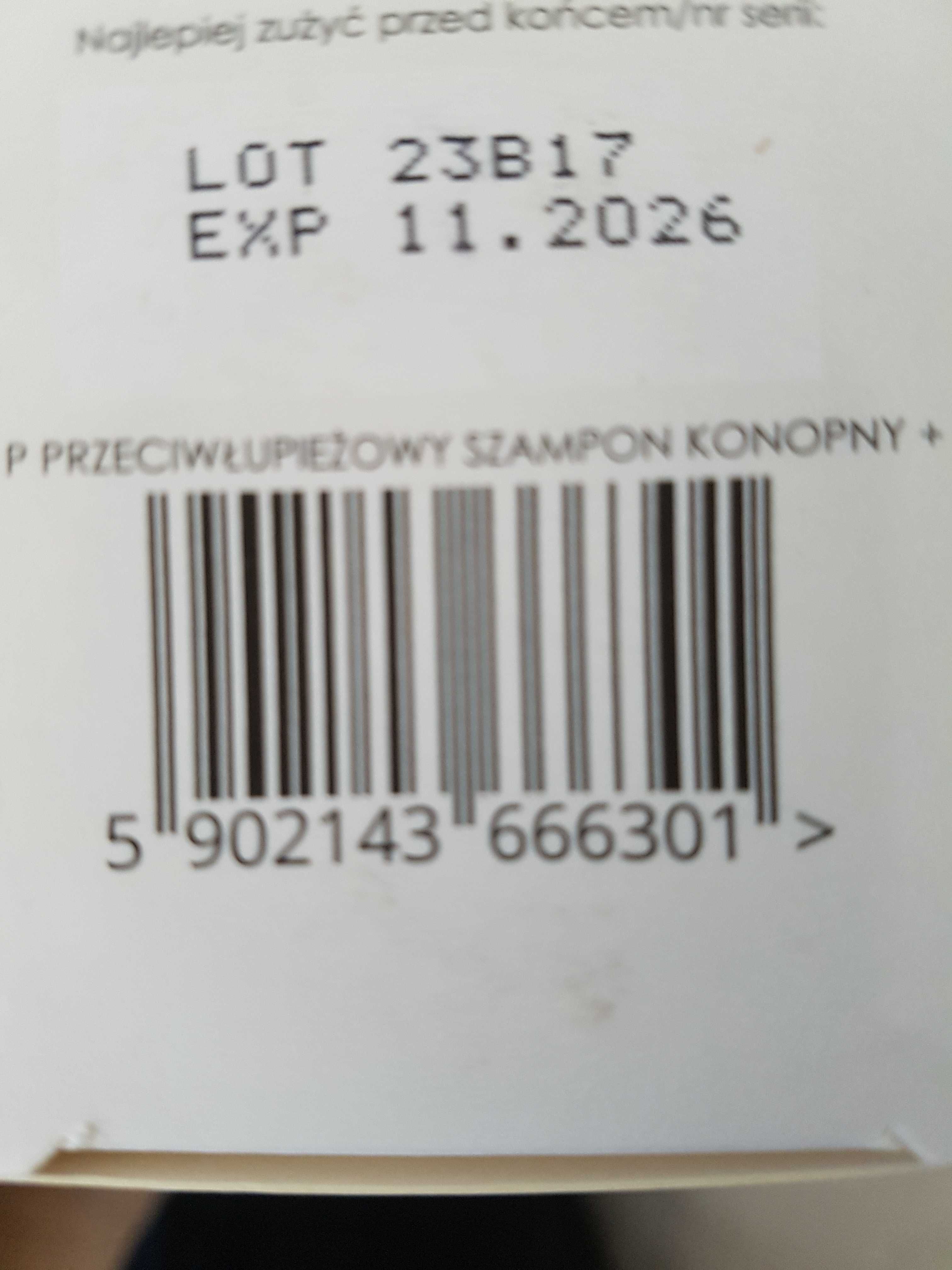 CUTIS P przeciwłupieżowy szampon konopny CBD 150ml termin 11.2026