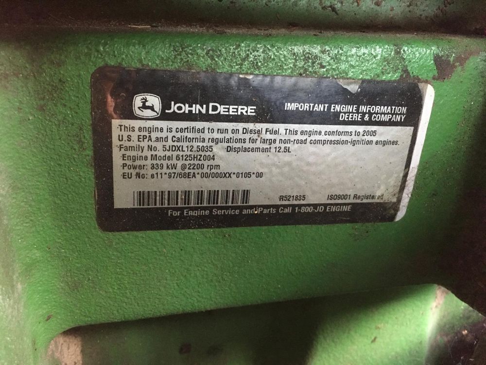 Silnik John Deere 12,5 l