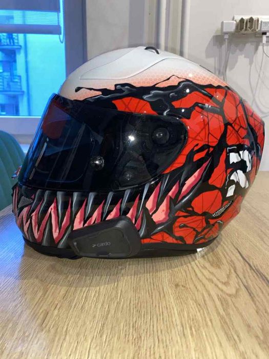 HJC rpha 11 carnage rozm. M + intercom cardo spirit