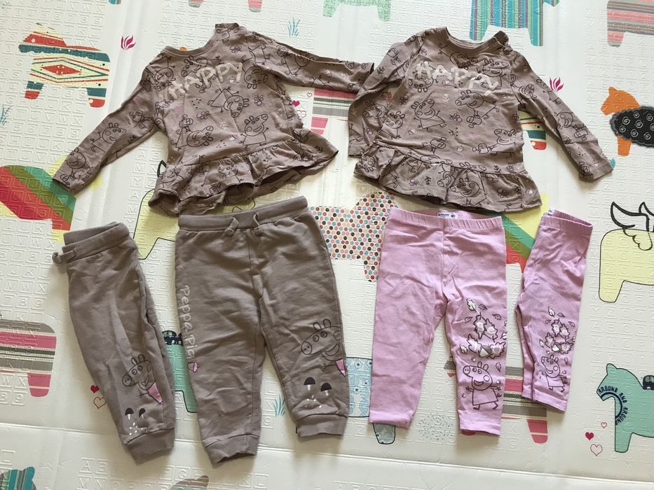 Komplety na dziewczynek 74-80