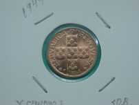 1186 - República: X centavos 1944 bronze, Soberba, por 20,00
